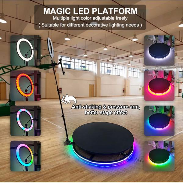 360 Wedding Photo Booth Platform Promote Relationship Automatic Rotating Spinner