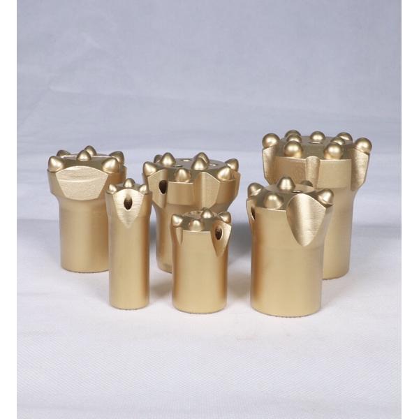 R28 Threaded Button Bits Rock Drilling With High Grade YK05 Tungsten Carbide