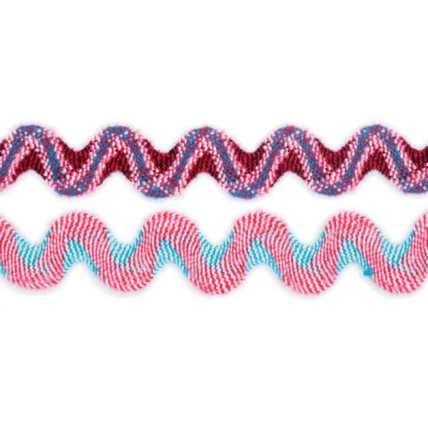 Polyester Zig Zag Ribbon Trim Custom 3cm Width Colorful