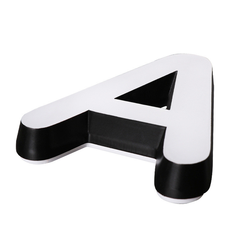 China Custom 3D Modern House Number Address Mini Led Acrylic Sign wholesale