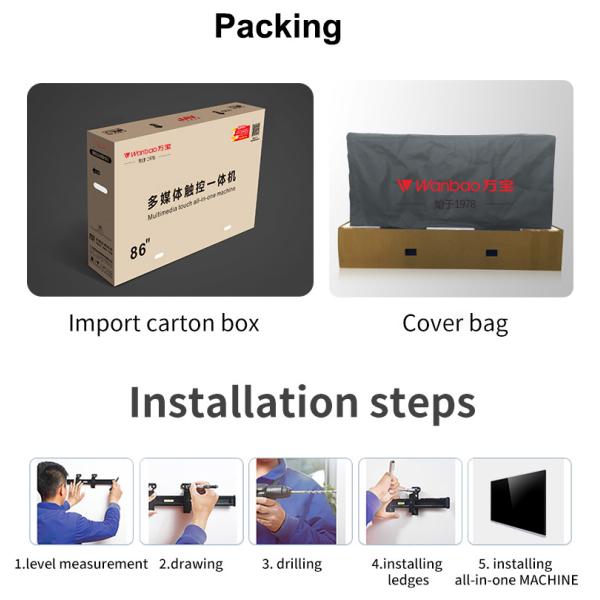 Education Touch Screen Interactive Whiteboard Conference Interactive Flat Panel