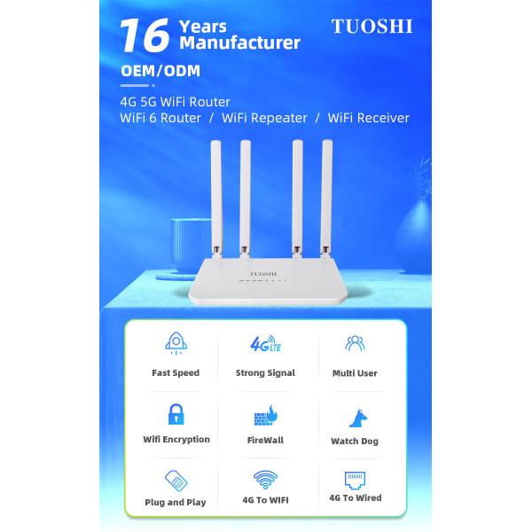 300Mbps Voice Volte Call Open Vpn Router Cat4 Wireless CPE LTE Modem for Vehicle