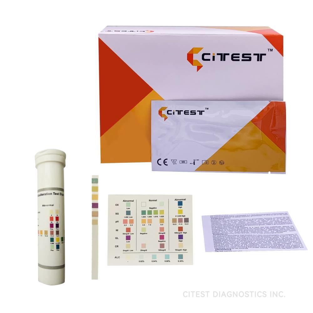 China Semi Quantitative Biochemistry Test Kit Convenient Urine Adulteration Test Dipstick wholesale