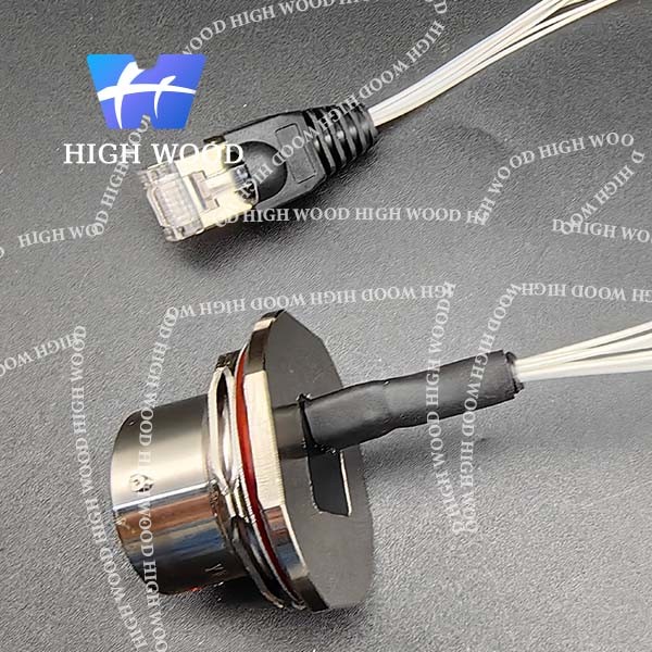 YW series YW1-23F01S02 metal high-speed network electrical circular RJ45 connector