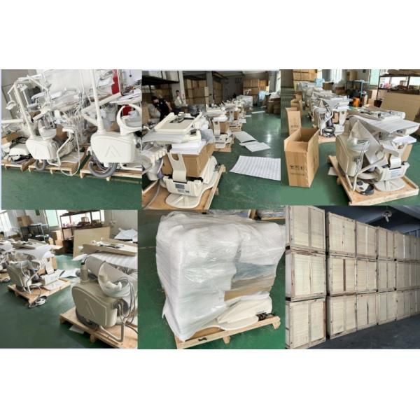 Luxury Design Big Soft Cushion Dental Unit Multi Color Dental Chair With 9 Memories