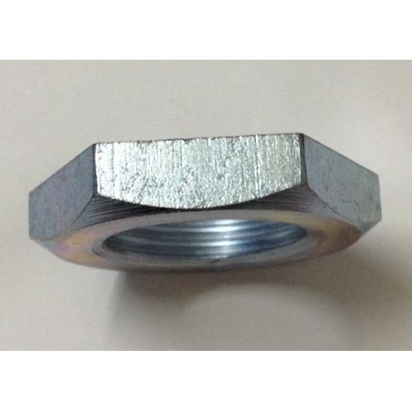 Unchamfered Hexagon Thin Nut , 4.8 6.8 Grade Thin Lock Nuts DIN Standard