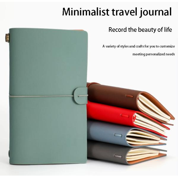 Retro travel PVC popular notebook creative student notebook