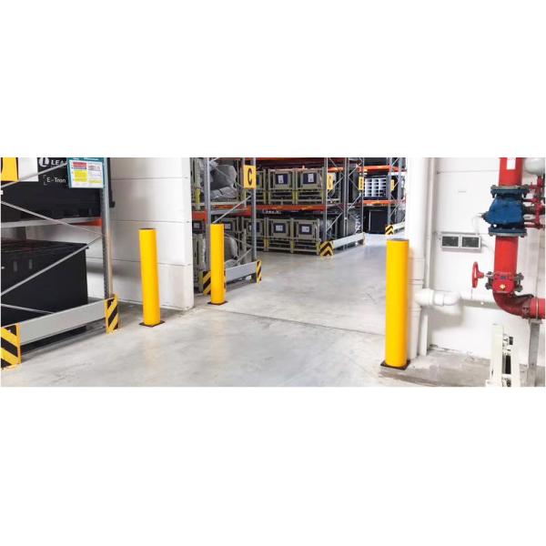 B06: Anti-Collision Guardrails Safety Post Warehouse Safety Bollard Traffic Guardrails