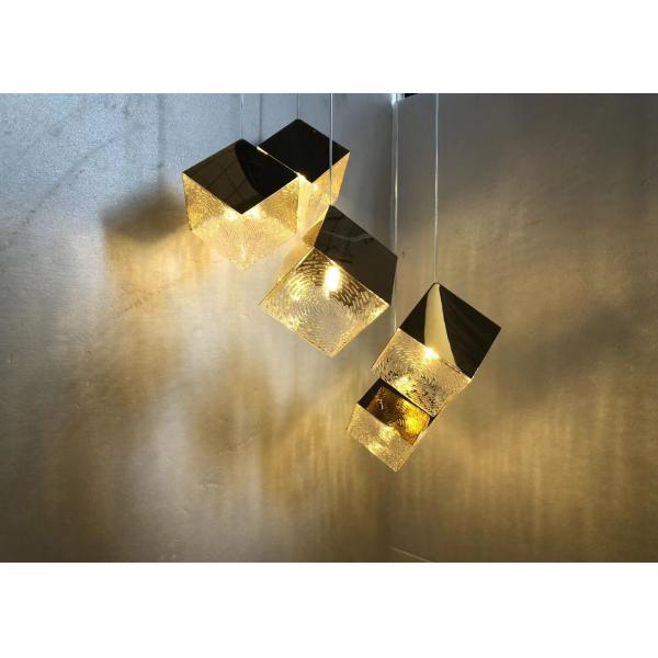 Nordic Light Luxury Chandelier Creative gold hang lamp decorative glass pendant lamp