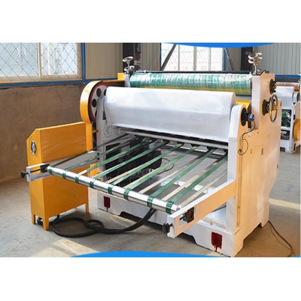 1600mm 60-80m / Min Corrugated Cardboard Making Machine Paperboard Single Facer Line