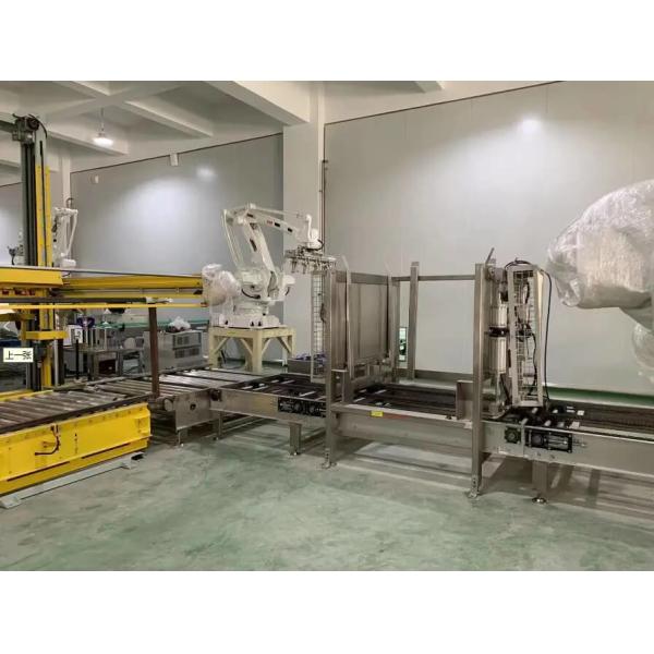 Automatic Pallet Wrap Stretch Wrapping Machine Robotic Pallet Wrapper With Scale