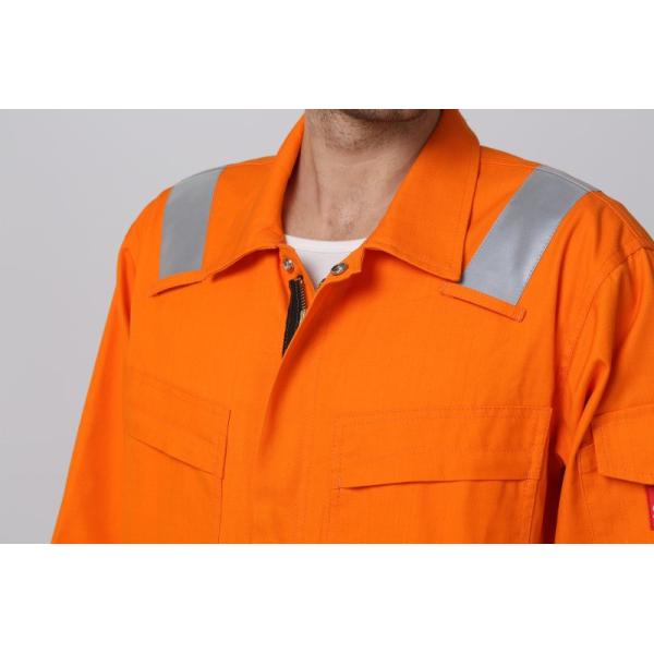 99% Cotton Arc Flash Clothing , IEC61482 Arc Proof Overalls