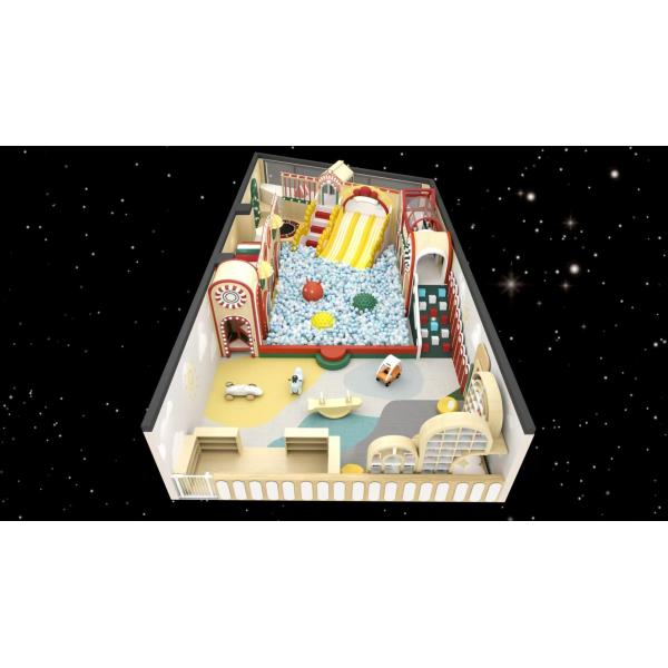 Easy Installation Soft Playground Equipment Customized For 2-12 Years Old Children