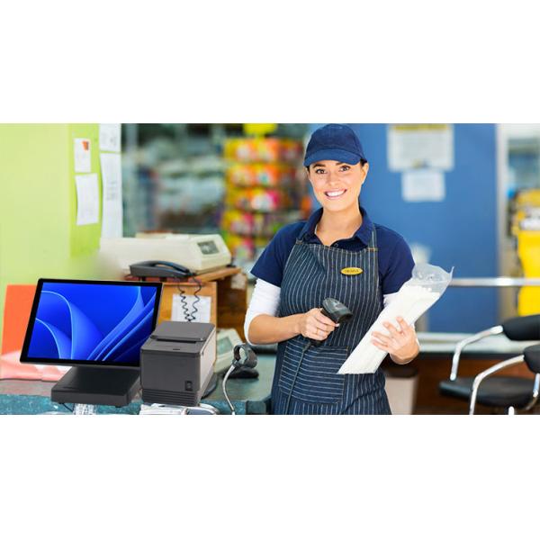 1920 * 1080 Resolution POS Machine with Capacitive Touch Panel and 880 Cash Register