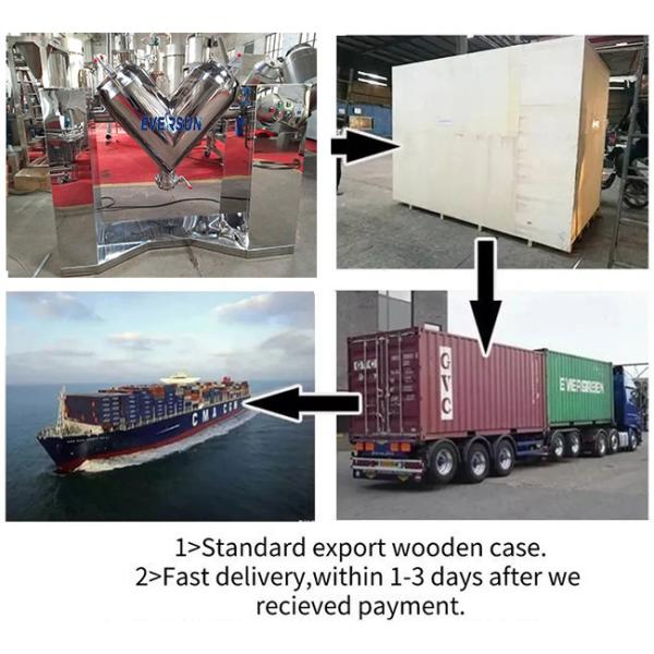 Large Capacity V-Shaped Mixing Tank Stainless Steel V-Shaped Mixer For Additive