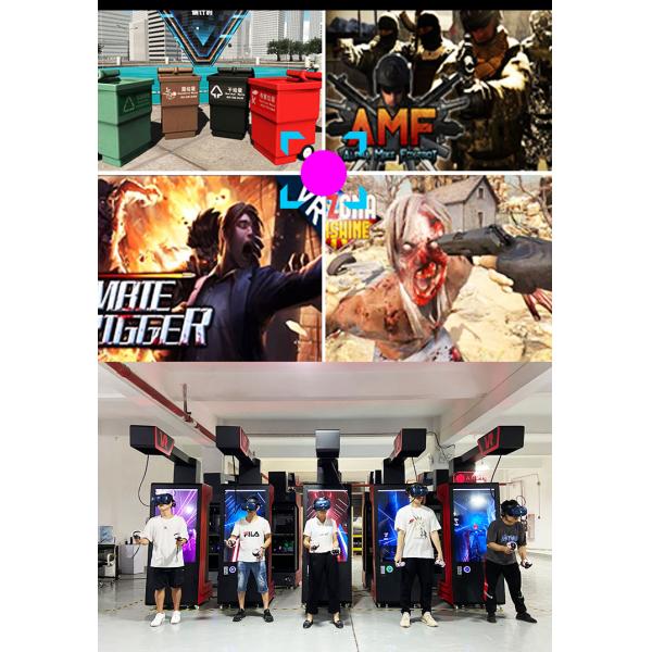 9D Self-helped Virtual Reality Arcade Simulator With 55 Inch Touch Screen