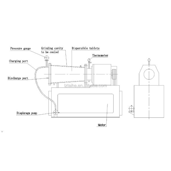 10-100l Bead Mill Machine for High- Horizontal Grinding of Pigment Sand Custom Voltage