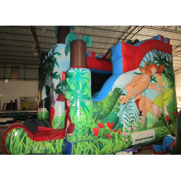 Classic inflatable palm trees jump house PVC inflatable jumping combo for sale inflatable bounccer for renting