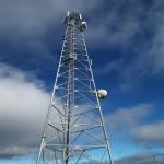 Wifi Phone Communication Triangular Antenna Mast 3 Legged Radio Communication
