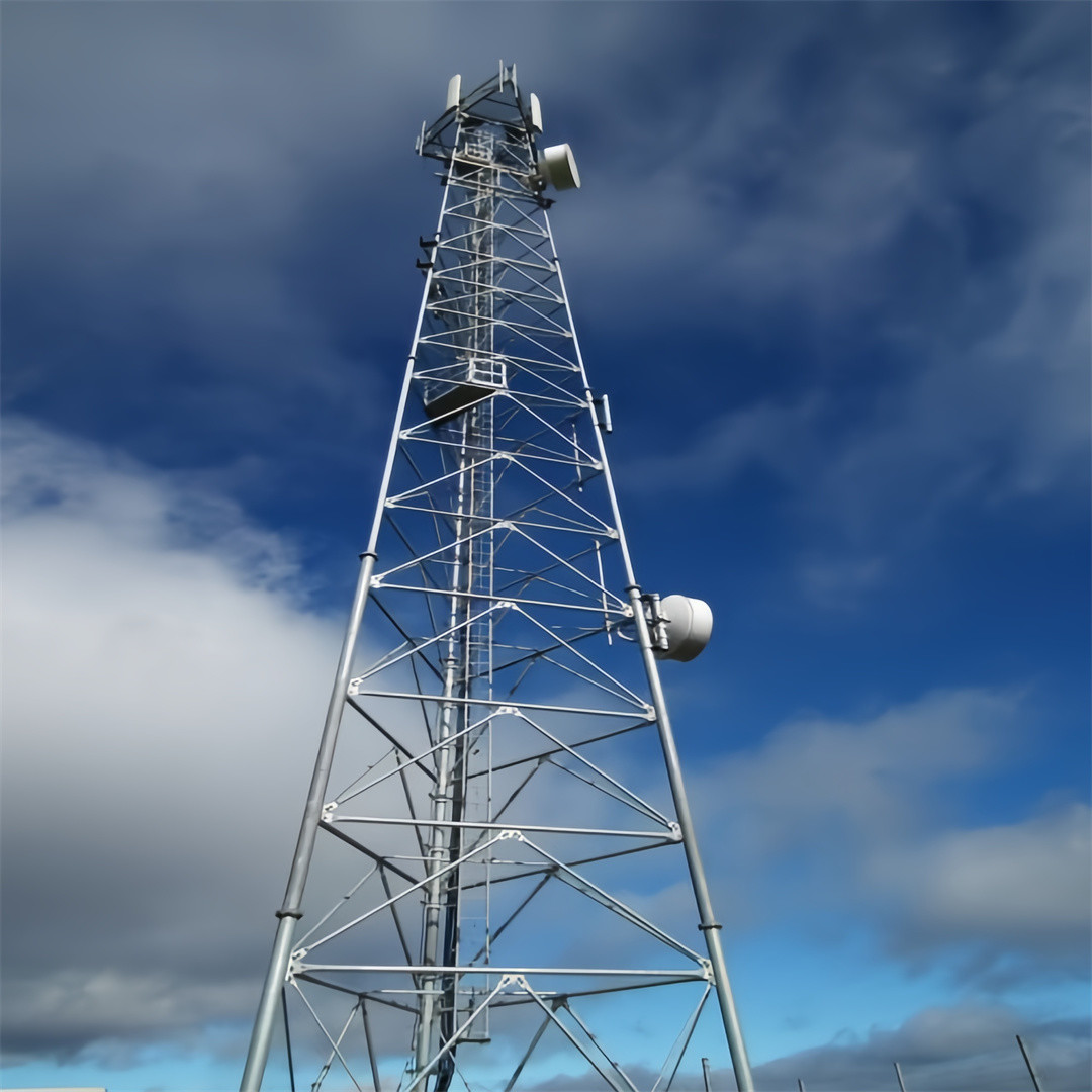 Wifi Phone Communication Triangular Antenna Mast 3 Legged Radio Communication