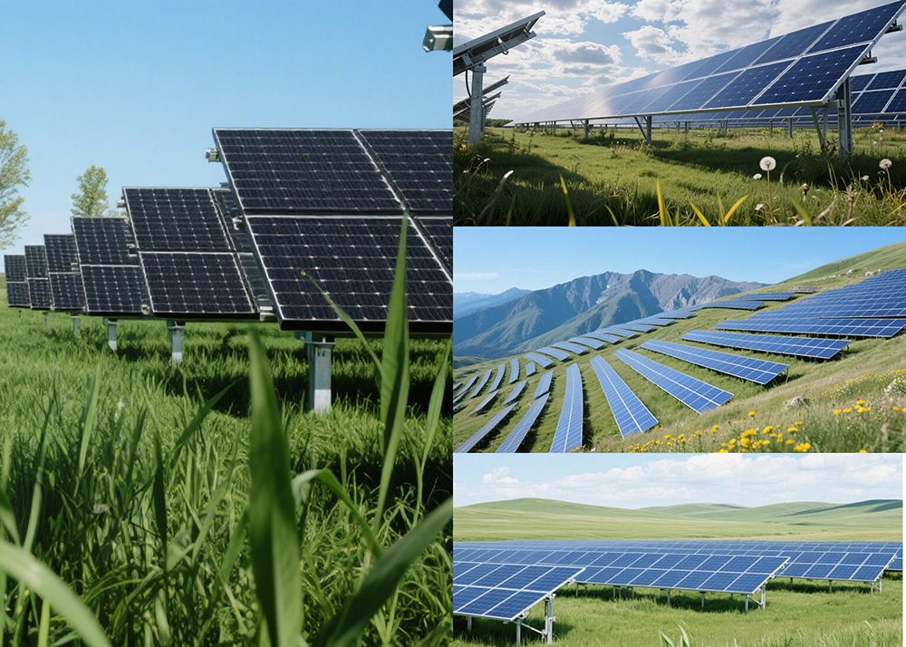 Solar Module Compatibility Ground Solar Mounting Brackets for Large-Scale and Utility-Scale Solar PV Plant