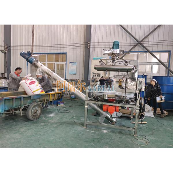 Food Grade Dust Free Bag Dumper And Screening Station For Flour Industry