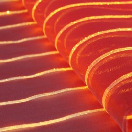 DC 3.7V Plastic Fiber Optic Fabric With Rechargeable Battery / LED Light Up Fabric
