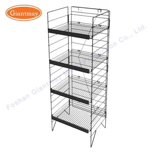 Retail Store Bread Shop Stand Wire Mesh Display Rack