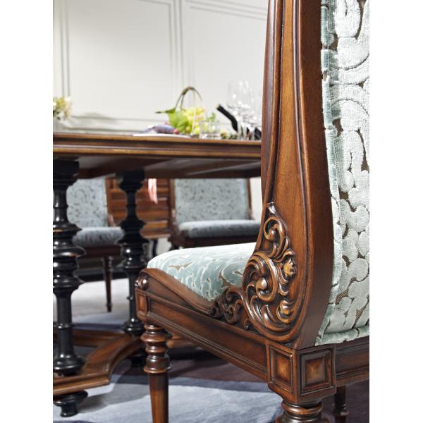 American style dining table and dining chairs, high quality dining room furniture