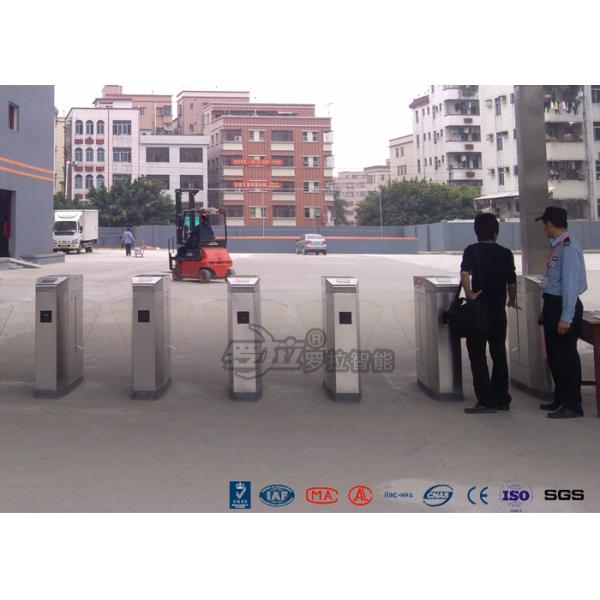 Fingerprint Retractable Flap Wing Barrier Pedestrian Control Flap Barrier Speed Gate
