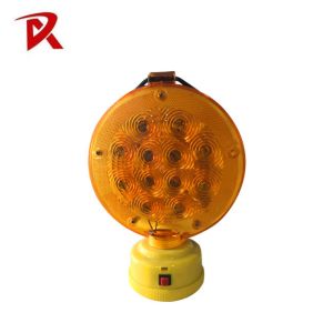 China Yellow Rechargeable Traffic Warning Light 12pcs Amber Flashing Safety Lights wholesale