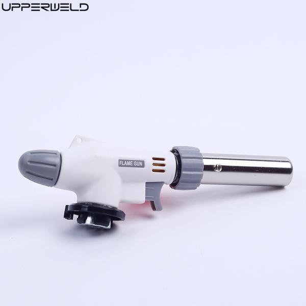 White Heating Torch Cassette Butane Gas Torch for Outdoor BBQ Flame Gun Sale