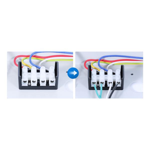 LED Batten Light Maintenance 3 Huge terminal block for holding multiple wires