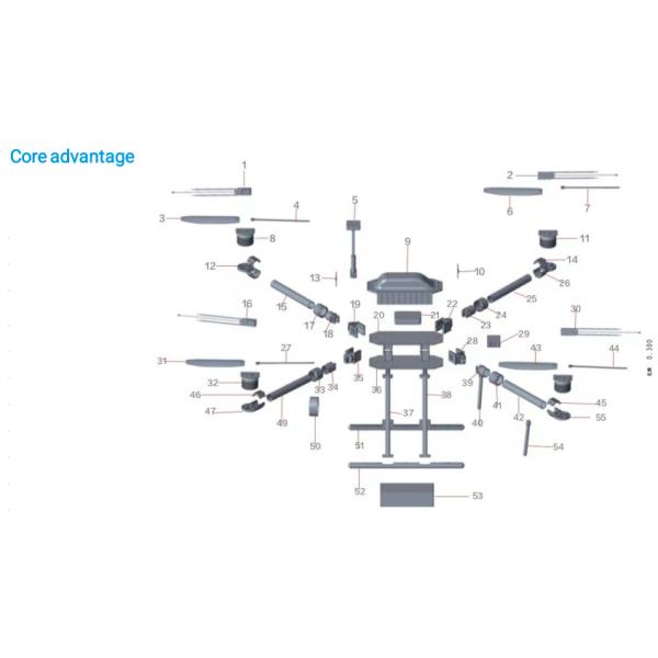 Portable Foldable 15 Inch FPV Drone Payload 1kg 5.8G 2.5W VTX With Remote Control