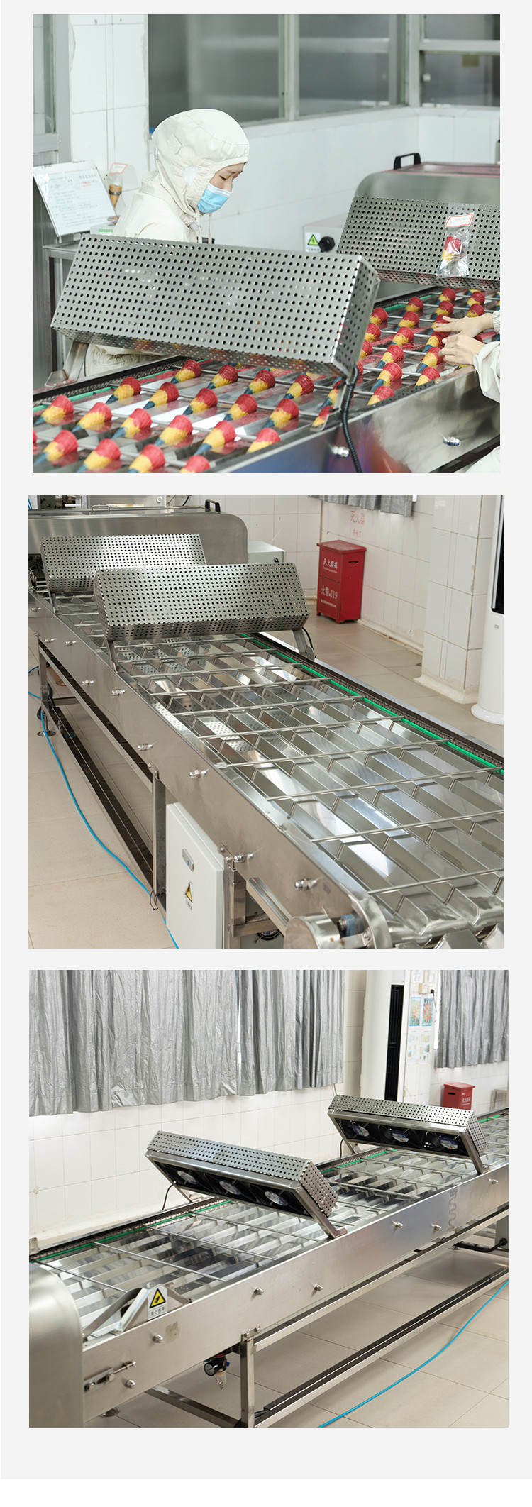 Semi Automatic Cooling Machine For Food Marshalling Conveyor