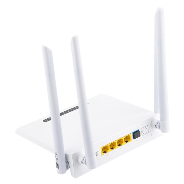 HiOSO Dual Band ONU 4GE WIFI Plastic Casing XPON ONU For FTTH FTTO Solution
