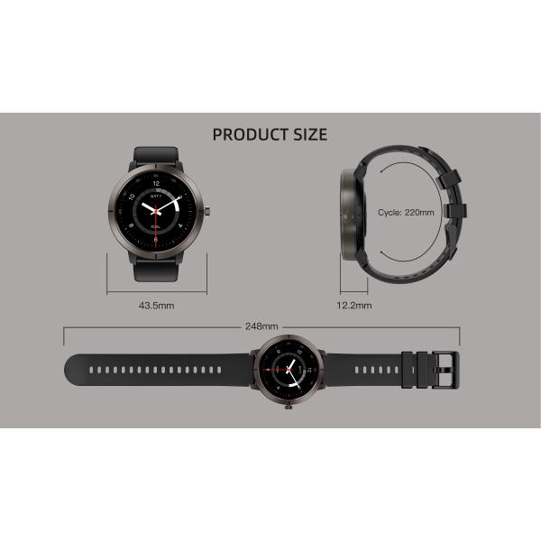 DM76 2025 Outdoor GPS Smart Watch with 1.32Inch AMOLED Display & 5ATM Waterproof
