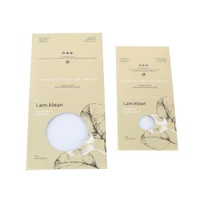 Matte Gold Eyeshadow Envelope Packaging Recycled Pantone Printing With Round