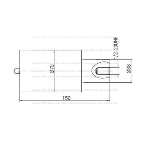 Heavy Duty High Power Ultrasonic Transducer 402 Branson Type For 8400 Model