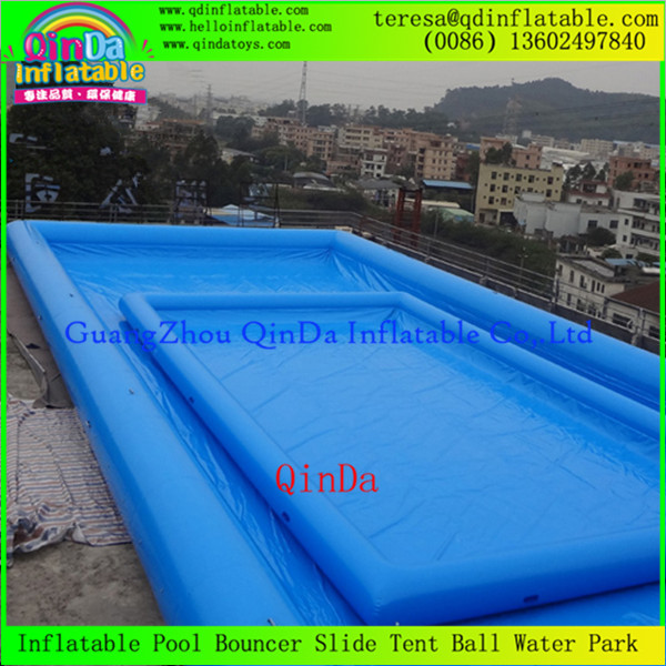 High Quality PVC Above Ground Removeable Square Adult Kids Inflatable Swimming Pools