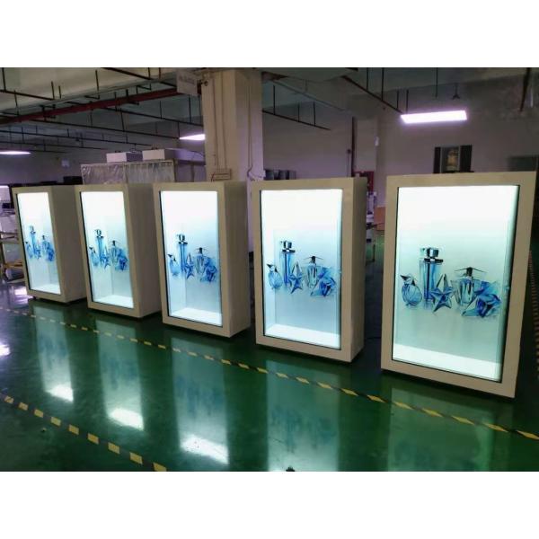 400nits 86" Portrait Transparent LCD Display FCC For Trade Show