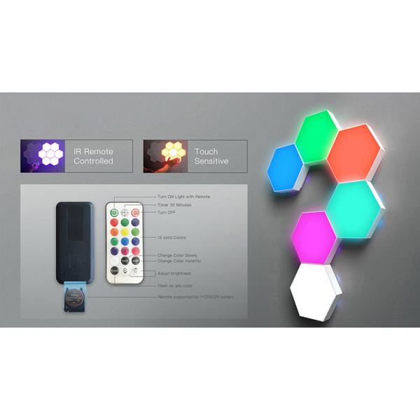 Smart DIY LED Hexagon Wall Lights Quantum Touch Music Syncing