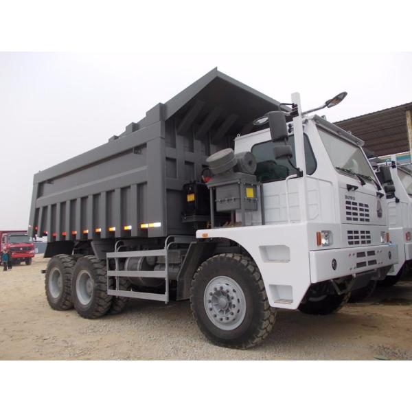 70T 371HP Off Road Dump Truck / Sand Dump Truck With 400L Oil Tank 80km/H Speed