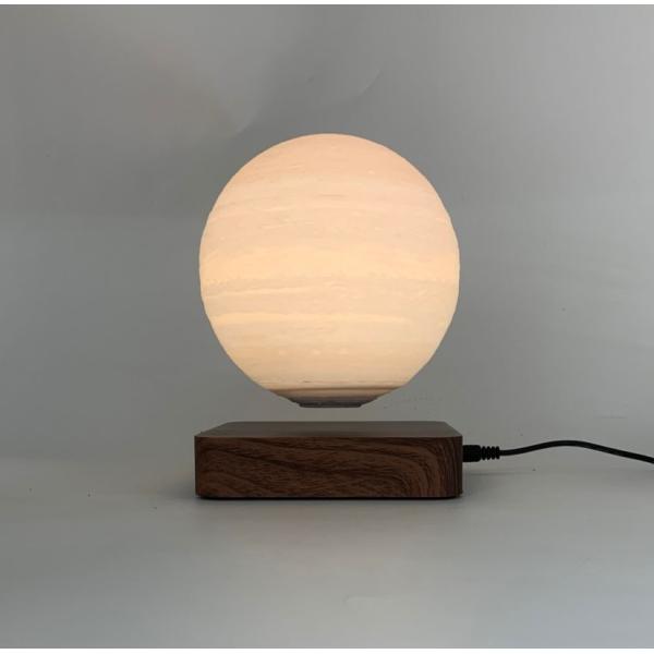 new spining magnetic levitation floating bottom planet lamp 6inch for night light