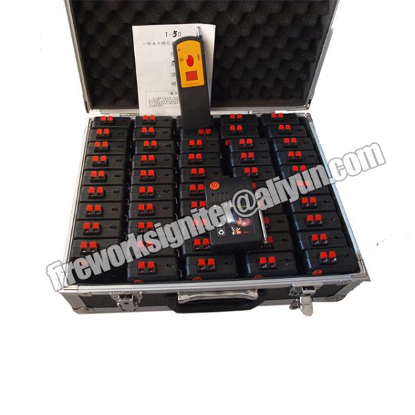 CE T50 50 Cues Digital Wireless Firework Firing System