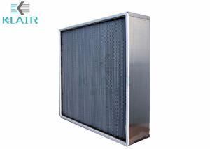 China Stainless Steel High Efficiency Particulate Air Filter Heat Resistance 350℃ wholesale