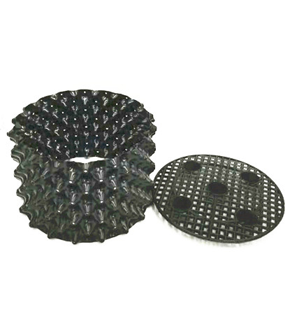 HDPE material black plastic root control pots for Locust