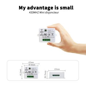 RF433Mhz Self Powered Waterproof Remote Controller Switch Wall Light Switch