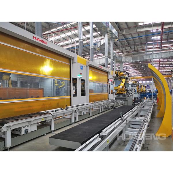 An Unmanned Production Line For Manufacture Of Climbing Frame Products