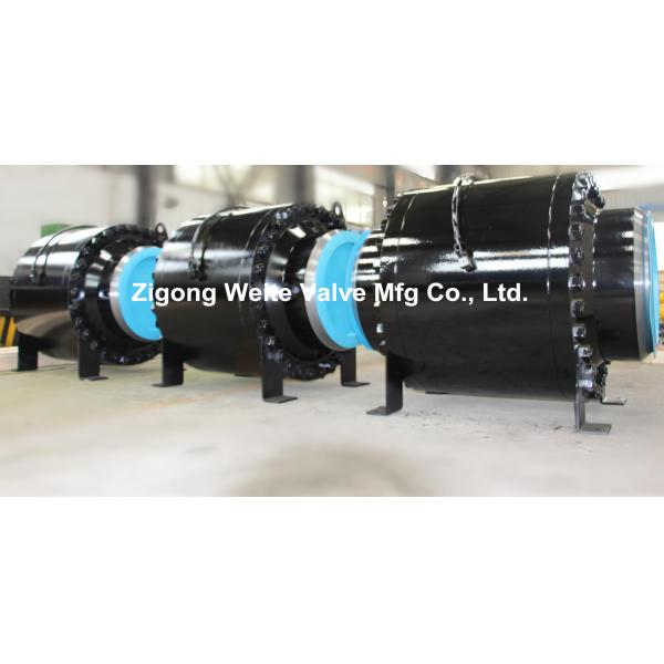 Electric Actuator API6FA Fully Welded Ball Valve Extension Tube Fast Closing